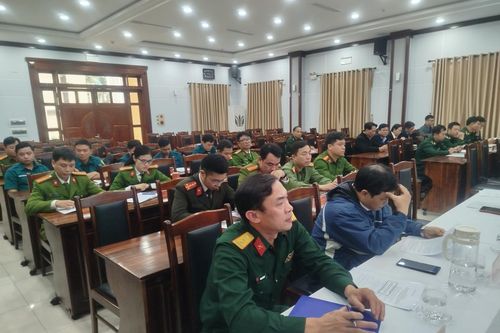 Tăng cường phối hợp giữa 3 lực lượng Công an, Quân sự, Biên phòng trong công tác đảm bảo ANTT