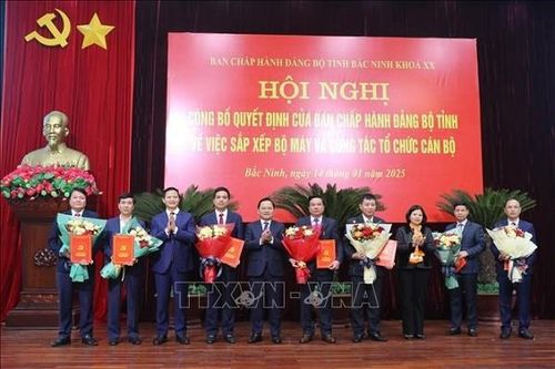 Bắc Ninh là tỉnh đầu tiên công bố quyết định sáp nhập Ban Tuyên giáo và Ban Dân vận Tỉnh ủy
