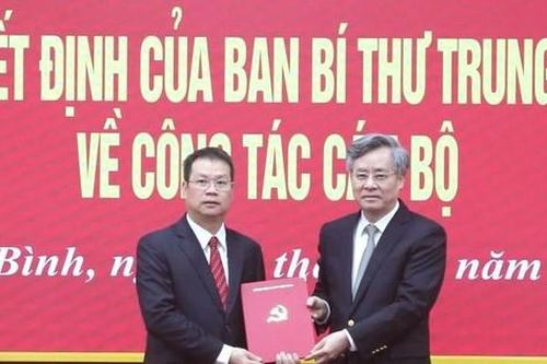 Ủy viên Ủy ban Kiểm tra Trung ương làm Phó Bí thư Tỉnh ủy Thái Bình