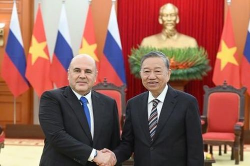 Thủ tướng Nga Mikhail Vladimirovich Mishustin hội kiến Tổng Bí thư Tô Lâm