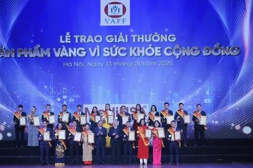 Lễ trao giải thưởng 'Sản phẩm Vàng vì sức khỏe cộng đồng' năm 2025