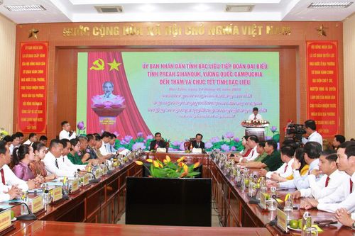 Gắn kết quan hệ hợp tác hiệu quả giữa Bạc Liêu và tỉnh Preah Sihanouk, Campuchia