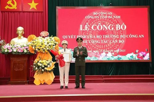 Tin nhân sự 14/1: Bổ nhiệm nữ lãnh đạo công an tỉnh
