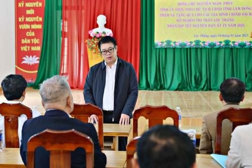 Phó Chủ tịch UBND tỉnh Lâm Đồng Nguyễn Ngọc Phúc thăm, chúc Tết tại huyện Bảo Lâm