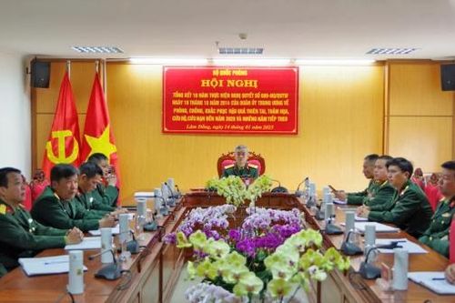 Bộ Quốc phòng tổng kết 10 năm thực hiện Nghị quyết số 689 của Quân ủy Trung ương