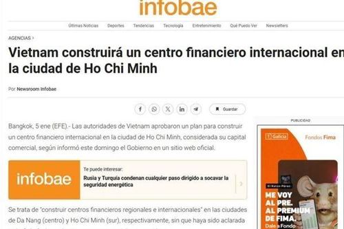Truyền thông Argentina ca ngợi Việt Nam xây dựng trung tâm tài chính quốc tế