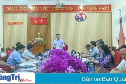 Đakrông tích cực chuẩn bị đại hội đảng bộ các cấp