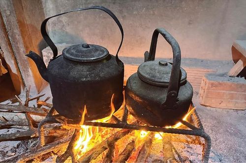 Bếp củi của mạ