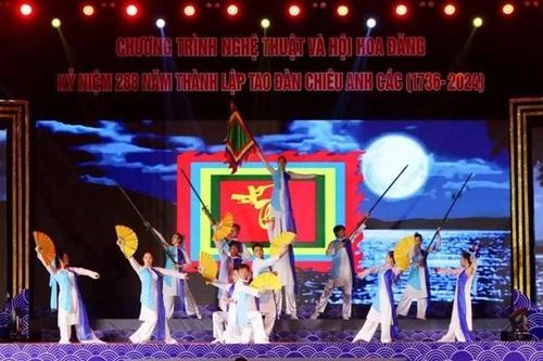 Lễ hội kỷ niệm 289 năm thành lập Tao đàn Chiêu Anh Các
