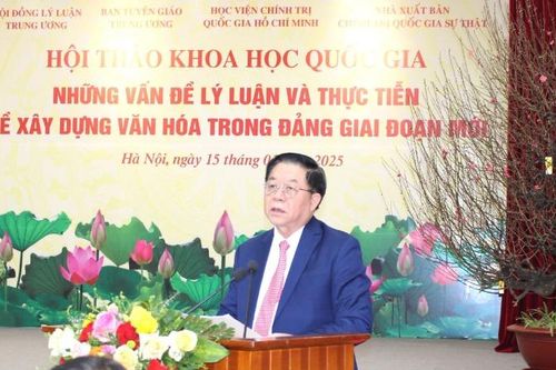 Xây dựng văn hóa trong Đảng đáp ứng yêu cầu mới