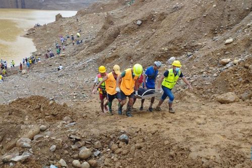Số người chết trong vụ sập mỏ ngọc bích ở Myanmar tăng lên 22