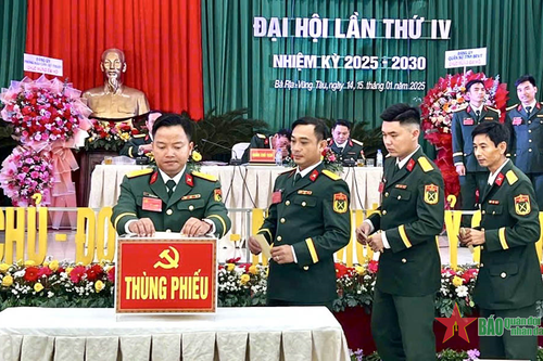 Đại hội Đảng bộ Trung đoàn Minh Đạm lần thứ IV, nhiệm kỳ 2025-2030
