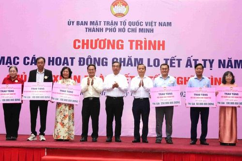 Khai mạc các hoạt động chăm lo Tết Ất Tỵ 2025 tại TPHCM