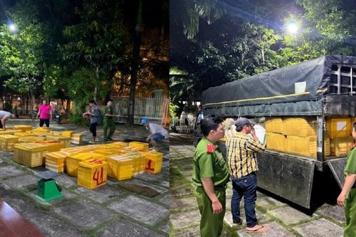 Kiên Giang: Phát hiện hơn 1 tấn tôm bơm tạp chất