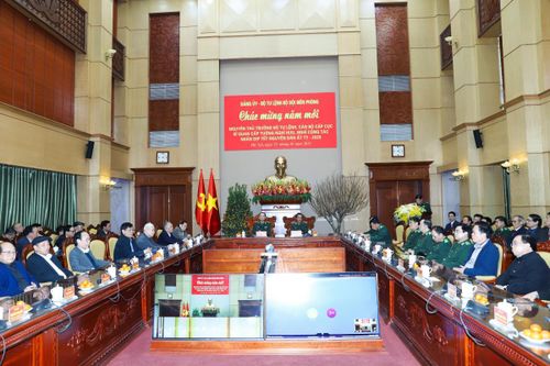 Đảng ủy, Bộ Tư lệnh BĐBP gặp mặt, chúc Tết cán bộ cao cấp BĐBP đã nghỉ hưu