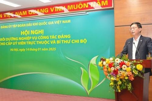 Petrovietnam bồi dưỡng nghiệp vụ công tác Đảng cho cấp ủy viên trực thuộc và Bí thư Chi bộ