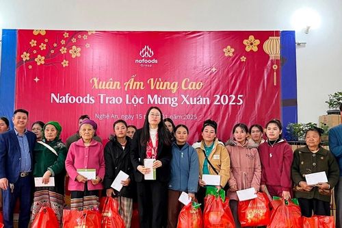 'Xuân ấm vùng cao - Nafoods trao lộc mừng Xuân 2025'