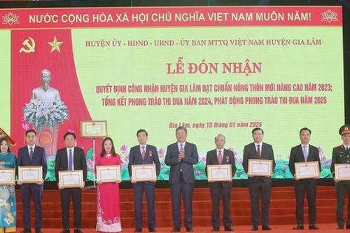 Hà Nội: Gia Lâm đạt chuẩn nông thôn mới nâng cao, vượt chỉ tiêu trước 2 năm