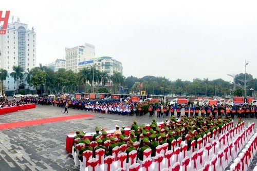TP Thanh Hóa ra quân tuyên truyền phòng, chống vi phạm pháp luật về pháo, bảo đảm ANTT, ATGT dịp tết