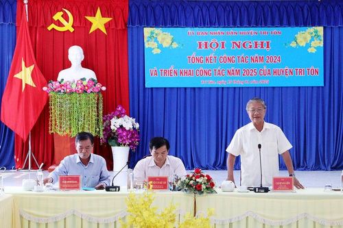 Huyện Tri Tôn thực hiện đạt và vượt 16/16 chỉ tiêu kinh tế - xã hội