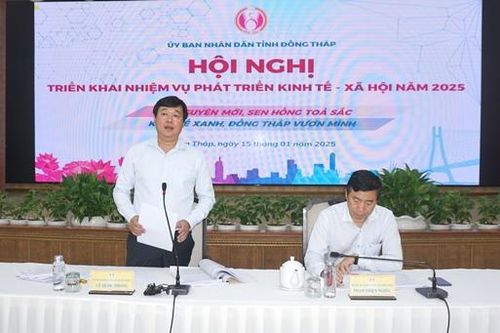 Triển khai nhiệm vụ phát triển kinh tế - xã hội năm 2025: 'Kỷ nguyên mới, Sen hồng tỏa sắc - Kinh tế xanh, Đồng Tháp vươn mình'