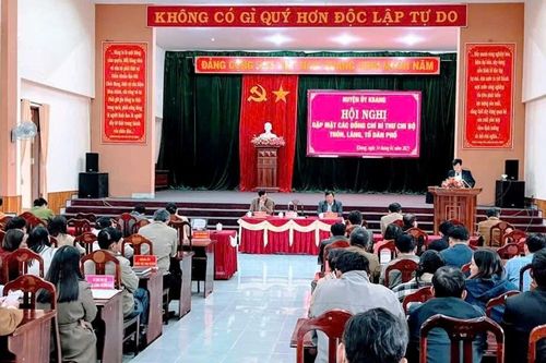 Huyện ủy Kbang gặp mặt 110 Bí thư Chi bộ thôn, làng, tổ dân phố