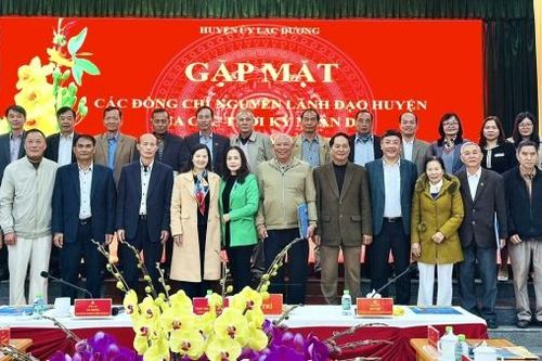 Lạc Dương: Gặp mặt nguyên lãnh đạo huyện nhân dịp Tết Nguyên đán Ất Tỵ 2025