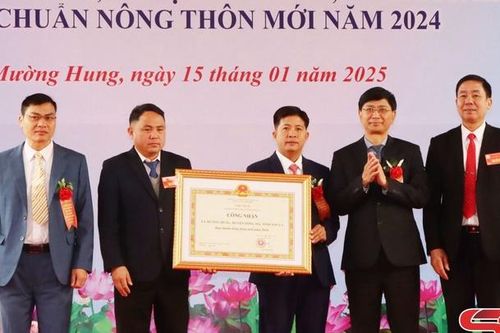 Xã Mường Hung đạt chuẩn nông thôn mới