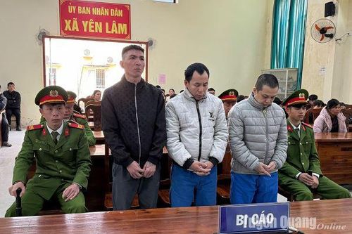 Hàm Yên xét xử lưu động 2 vụ án về ma túy tại xã Yên Lâm