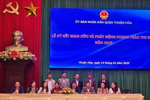 Phấn đấu tốc độ tăng trưởng giá trị sản xuất quận Thuận Hóa tăng 12% năm 2025