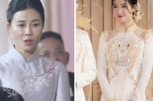 Mẹ Á hậu Phương Nhi gây chú ý trong lễ ăn hỏi con gái và doanh nhân Minh Hoàng