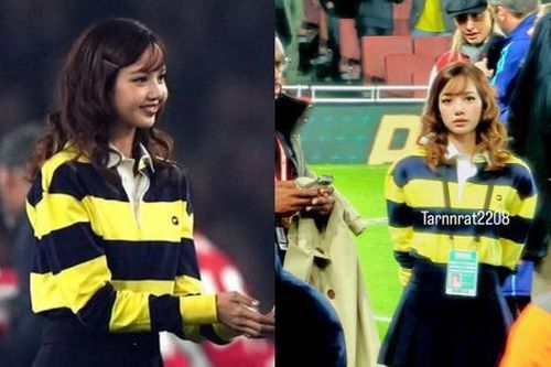 Lisa BLACKPINK xuất hiện trong trận derby London giữa Arsenal và Tottenham