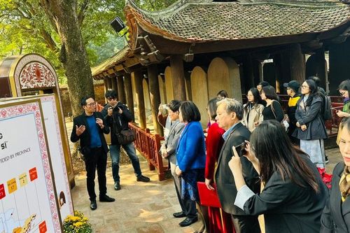 Trưng bày 'Bia đá kể chuyện 2' tại Văn Miếu - Quốc Tử Giám
