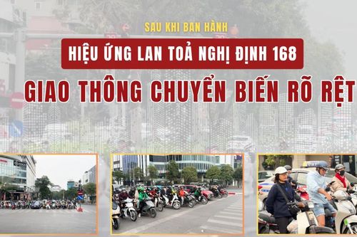 Hiệu ứng lan tỏa của Nghị định 168 giao thông chuyển biến rõ rệt