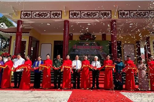 Bến Tre khánh thành công trình trùng tu, tôn tạo Khu lưu niệm Nữ tướng Nguyễn Thị Định