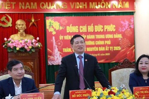 Phó Thủ tướng Hồ Đức Phớc thăm và chúc Tết tại tỉnh Phú Yên