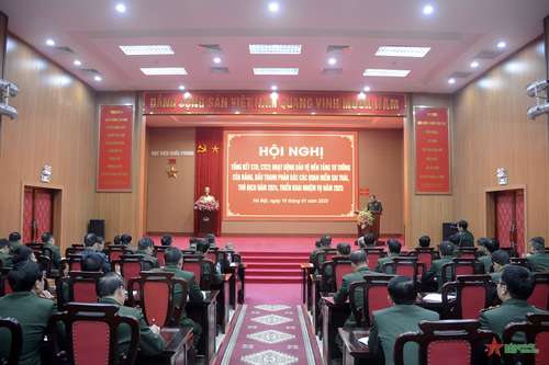 Học viện Quốc phòng tổng kết công tác Đảng, công tác chính trị năm 2024