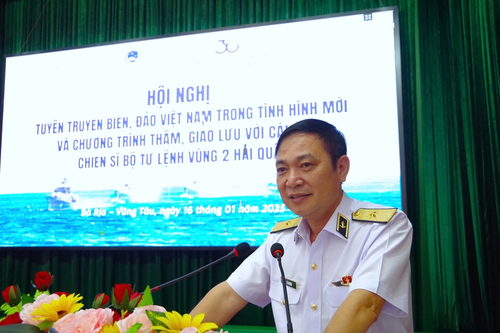 Đoàn đại biểu Đại học Quốc gia Thành phố Hồ Chí Minh thăm, giao lưu tại Vùng 2 Hải quân