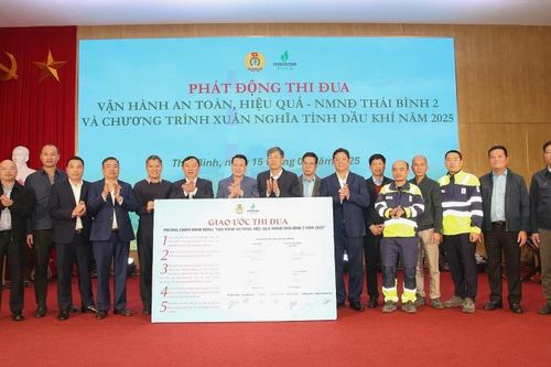 Phát động thi đua vận hành an toàn, hiệu quả NMNĐ Thái Bình 2 năm 2025