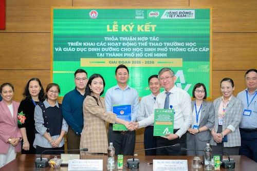 Nestlé Việt Nam hợp tác Sở GD&ĐT TP.HCM triển khai hoạt động thể thao trường học và giáo dục dinh dưỡng