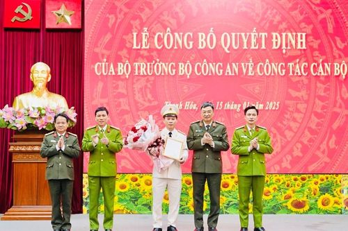 Bổ nhiệm Phó Giám đốc Công an tỉnh Thanh Hóa