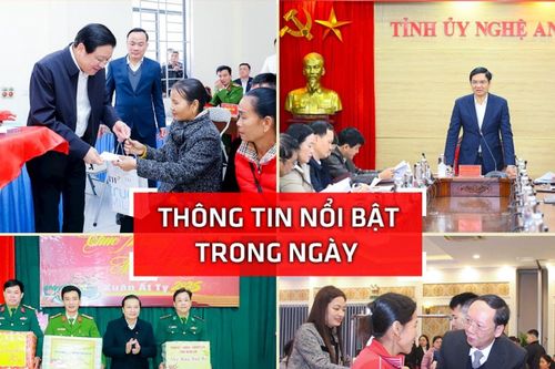 Nghệ An: Thông tin nổi bật ngày 16/1