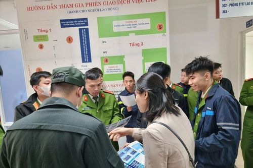 Hỗ trợ chiến sĩ nghĩa vụ công an xuất ngũ tìm kiếm cơ hội việc làm