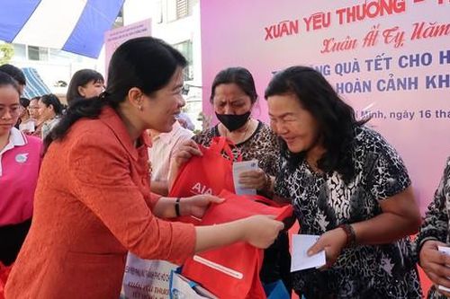 TPHCM: Hơn 60.000 suất quà Tết tặng hội viên, phụ nữ khó khăn