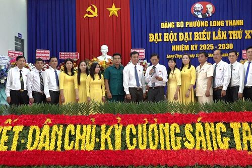 Đại hội đại biểu Đảng bộ phường Long Thạnh thành công tốt đẹp