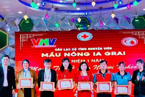 Câu lạc bộ tình nguyện viên máu nóng Ia Grai hiến trên 100 đơn vị máu cấp cứu