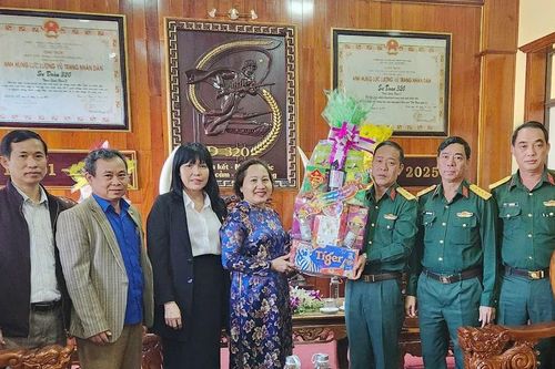 Phó Chủ tịch HĐND tỉnh Ayun H'Bút thăm, chúc Tết Nguyên đán Ất Tỵ 2025