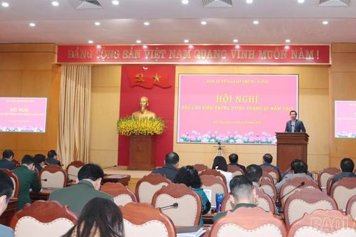 Ngành tuyên giáo định hướng công tác tuyên truyền tháng 1/2025