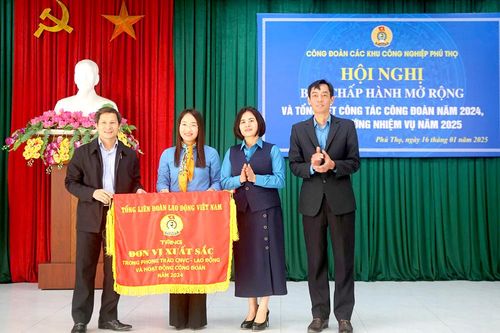 Công đoàn các Khu công nghiệp tỉnh triển khai nhiệm vụ năm 2025