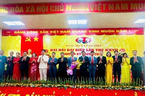 Ông Phạm Tiến Đạt tiếp tục được tín nhiệm bầu giữ chức Bí thư Đảng ủy xã Tam Hiệp nhiệm kỳ 2025-2030